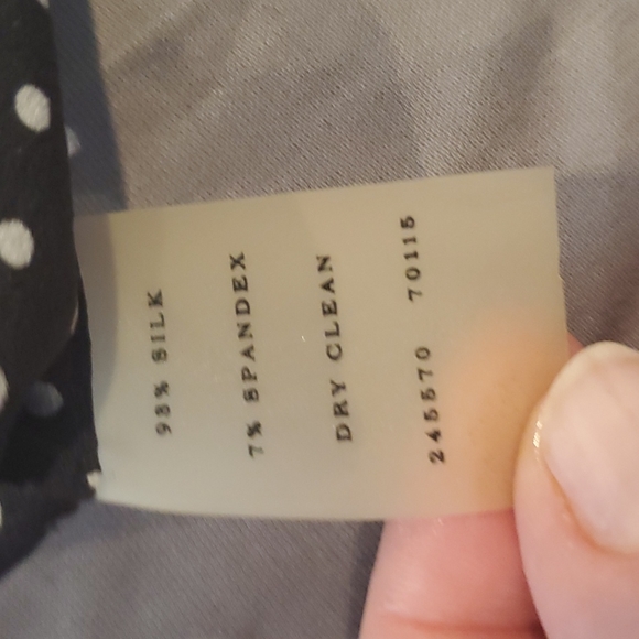 Silk polkadot blouse Ann Tyalor 4 - Picture 4 of 4